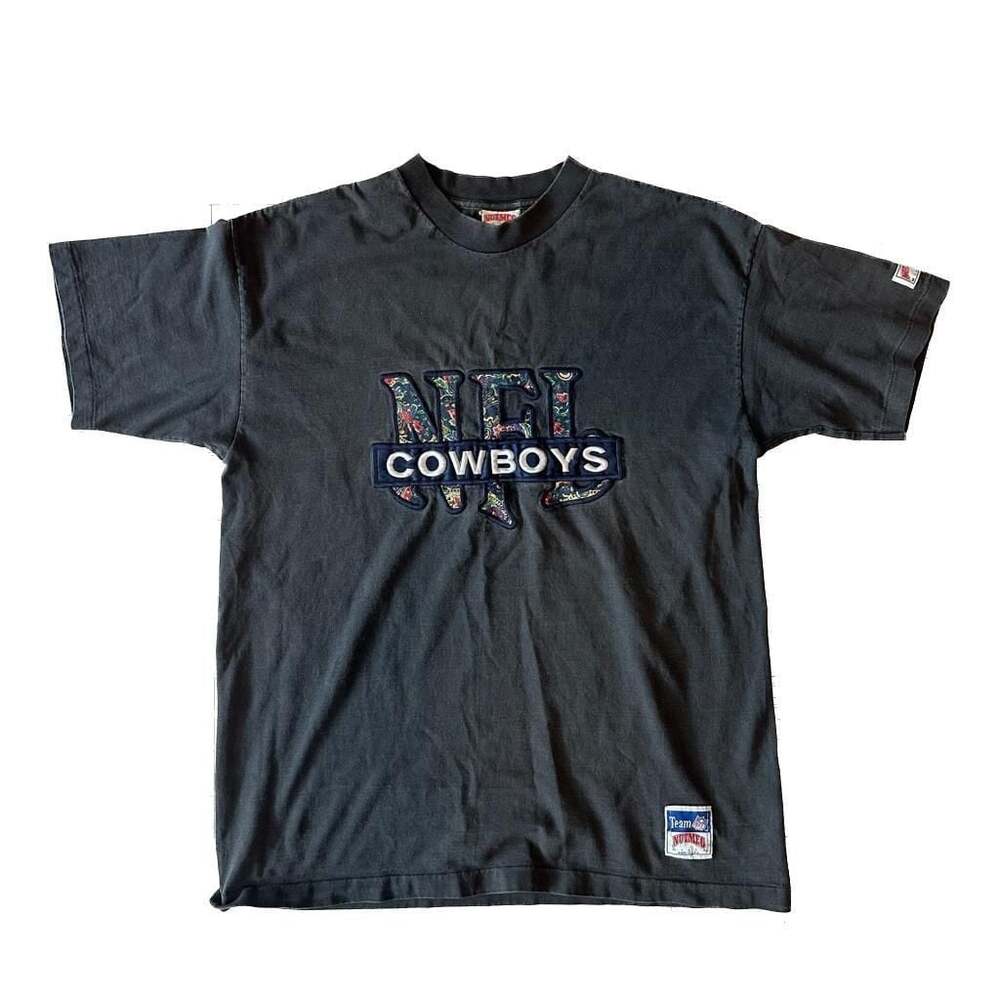 Vintage 90s Nutmeg Mills Dallas Cowboys NFL T-Shirt Single Stitch XL